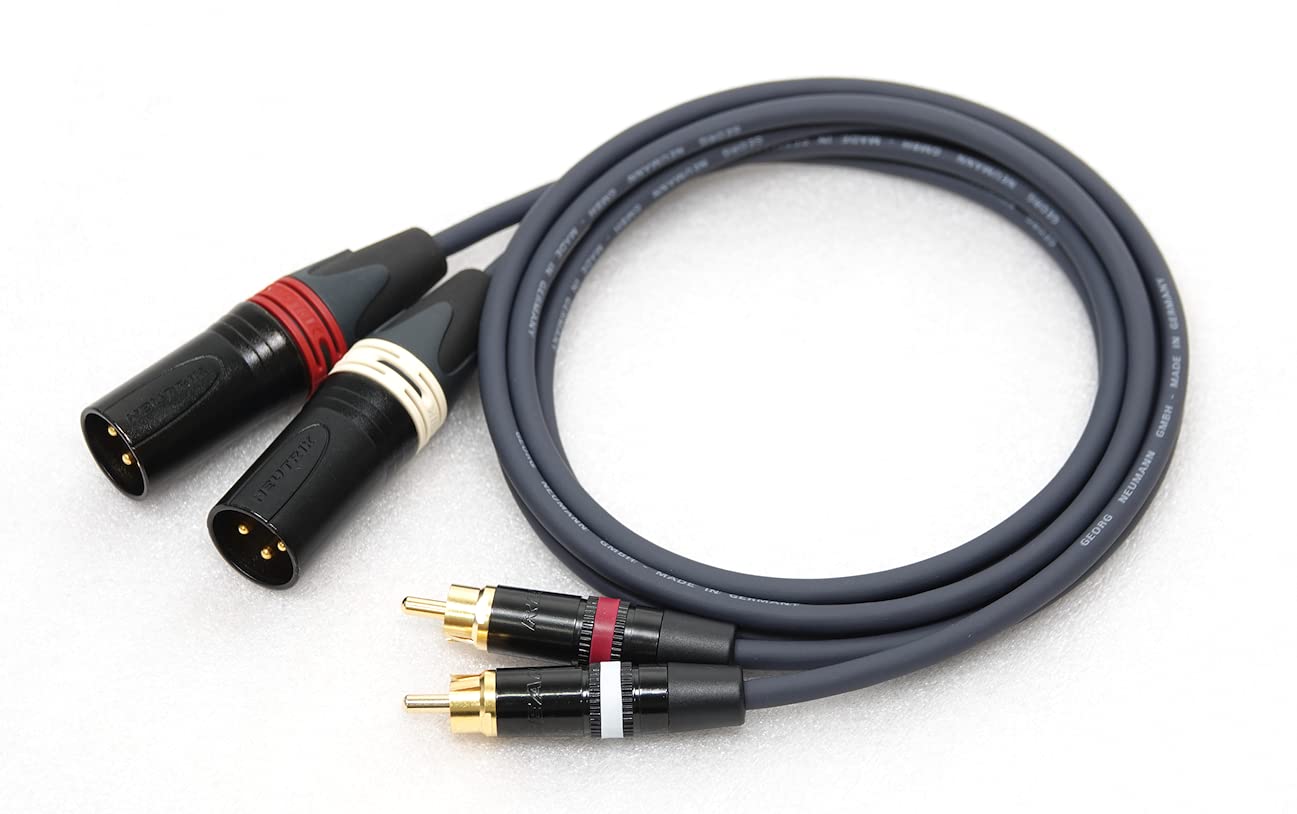 Amazon | NEUMANN (ノイマン) / K3x0.2 XLR(オス)-RCA 2本ペア 変換